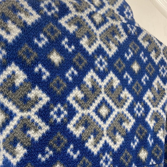 Patagonia Synchilla Snap T Size Small Aurora Blue Snowflake - Picture 9 of 9